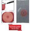image:imageTfal Signature Nonstick Cookware Set 12 Piece Oven Safe 350F Pots and Pans Dishwasher Safe Red