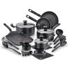 image:imageTfal Initiatives Nonstick Cookware Set 20 Piece Oven Safe 350F Pots and Pans Dishwasher Safe BlackInitiatives Nonstick