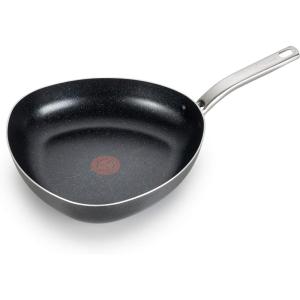 image:imageTfal HeatMaster Nonstick Fry Pan 10 Inch Induction Oven Broiler Safe 500F Cookware Pots and Pans Dishwasher Safe Black and BlueTriangle Pan