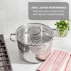 image:imageTFal Specialty 72 Quarts Stainless Steel Pan Stockpot with Lid Induction Compatible Dishwasher Safe Oven Safe to 500F Stew Pot SilverStockpot