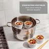 image:imageTFal Specialty 72 Quarts Stainless Steel Pan Stockpot with Lid Induction Compatible Dishwasher Safe Oven Safe to 500F Stew Pot SilverStockpot