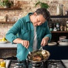 image:imageTFal x Jamie Oliver Nonstick Coated Stainless Steel Pan 11Inch Induction Compatible Oven Safe up to 500F Chefs Stainless Steel Skillet Frying Pan SilverStainless Steel