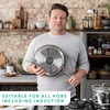 image:imageTFal x Jamie Oliver Nonstick Coated Stainless Steel Pan 11Inch Induction Compatible Oven Safe up to 500F Chefs Stainless Steel Skillet Frying Pan SilverNonstick Stainless Steel