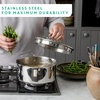 image:imageTFal x Jamie Oliver Nonstick Coated Stainless Steel Pan 11Inch Induction Compatible Oven Safe up to 500F Chefs Stainless Steel Skillet Frying Pan SilverNonstick Stainless Steel