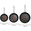image:imageTFal x Jamie Oliver Nonstick Coated Stainless Steel Pan 11Inch Induction Compatible Oven Safe up to 500F Chefs Stainless Steel Skillet Frying Pan SilverNonstick Stainless Steel