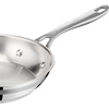 image:imageTFal x Jamie Oliver Nonstick Coated Stainless Steel Pan 11Inch Induction Compatible Oven Safe up to 500F Chefs Stainless Steel Skillet Frying Pan SilverStainless Steel