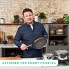 image:imageTFal x Jamie Oliver Nonstick Coated Stainless Steel Pan 11Inch Induction Compatible Oven Safe up to 500F Chefs Stainless Steel Skillet Frying Pan SilverNonstick Stainless Steel
