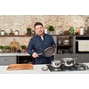 image:imageTFal x Jamie Oliver Nonstick Coated Stainless Steel Pan 11Inch Induction Compatible Oven Safe up to 500F Chefs Stainless Steel Skillet Frying Pan SilverNonstick Stainless Steel