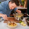 image:imageTFal x Jamie Oliver Nonstick Coated Stainless Steel Pan 11Inch Induction Compatible Oven Safe up to 500F Chefs Stainless Steel Skillet Frying Pan SilverStainless Steel