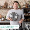 image:imageTFal x Jamie Oliver Nonstick Coated Stainless Steel Pan 11Inch Induction Compatible Oven Safe up to 500F Chefs Stainless Steel Skillet Frying Pan SilverNonstick Stainless Steel