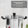 image:imageTfal Specialty Stainless Steel 16Quart Stock Pot with Lid Induction Compatible Soup Pasta Pot DishwasherSafe Oven Safe Up To 350 SilverStainless Steel