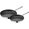 image:imageTFal x Jamie Oliver Nonstick Coated Stainless Steel Pan 11Inch Induction Compatible Oven Safe up to 500F Chefs Stainless Steel Skillet Frying Pan SilverNonstick Stainless Steel