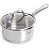 image:imageTfal Gourmet 15 Quart Stainless Steel Saucepan Induction Compatible Dishwasher Safe Oven Safe to 500F Skillet Set Sauce Pans Silver