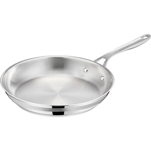 image:imageTFal x Jamie Oliver Nonstick Coated Stainless Steel Pan 11Inch Induction Compatible Oven Safe up to 500F Chefs Stainless Steel Skillet Frying Pan SilverStainless Steel