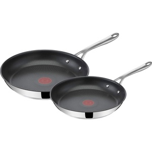 image:imageTFal x Jamie Oliver Nonstick Coated Stainless Steel Pan 11Inch Induction Compatible Oven Safe up to 500F Chefs Stainless Steel Skillet Frying Pan SilverNonstick Stainless Steel