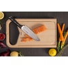 image:imageTefal Ice Force Stainless Steel Bread Knife  20cm  Serrated Edge Long Lasting Performance  K2320414 SilverBlackICE FORCE 5PC SET  WOODEN KNIFE BLOCK