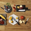 image:imageTefal Ice Force Stainless Steel Bread Knife  20cm  Serrated Edge Long Lasting Performance  K2320414 SilverBlackICE FORCE 5PC SET  WOODEN KNIFE BLOCK
