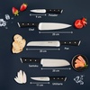image:imageTefal Ice Force Stainless Steel Bread Knife  20cm  Serrated Edge Long Lasting Performance  K2320414 SilverBlackICE FORCE 5PC SET  WOODEN KNIFE BLOCK