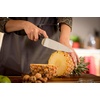 image:imageTefal Ice Force Stainless Steel Bread Knife  20cm  Serrated Edge Long Lasting Performance  K2320414 SilverBlackICE FORCE 5PC SET  WOODEN KNIFE BLOCK