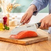 image:imageTefal Ice Force Stainless Steel Bread Knife  20cm  Serrated Edge Long Lasting Performance  K2320414 SilverBlackICE FORCE 5PC SET  WOODEN KNIFE BLOCK