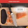 image:imageTefal Ice Force Stainless Steel Bread Knife  20cm  Serrated Edge Long Lasting Performance  K2320414 SilverBlackICE FORCE SANTOKU KNIFE 18CM