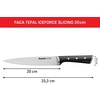 image:imageTefal Ice Force Stainless Steel Bread Knife  20cm  Serrated Edge Long Lasting Performance  K2320414 SilverBlackICE FORCE SLICER KNIFE 20CM