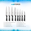 image:imageTefal Ice Force Stainless Steel Bread Knife  20cm  Serrated Edge Long Lasting Performance  K2320414 SilverBlackUtility Knife