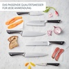 image:imageTefal Jamie Oliver 20cm Bread Knife  German Stainless Steel Serrated Blade for Clean Slicing of Bread Baguettes amp Pastry with Comfortable Handle K2670355Santoku Knife 165cm