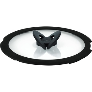 image:imageTefal Ingenio Glass Lid 16 cm Space Saving Storage Folding Handle Faster Cooking Ingenio Compatible Dishwasher High Performance L9846102 Transparent and Black16 cm