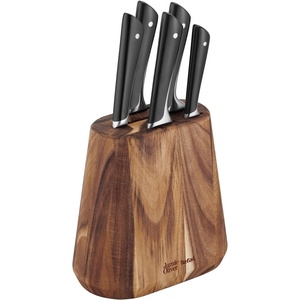 image:imageTefal Jamie Oliver 20cm Bread Knife  German Stainless Steel Serrated Blade for Clean Slicing of Bread Baguettes amp Pastry with Comfortable Handle K26703555 Kitchen Knives  Acacia Block
