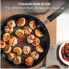 image:imageTFal Ultimate Hard Anodized Nonstick Fry Pan 10 in with Lid Onyx  Titanium nonstick coating ThermoSpot heat indicator Oven safe to 400F Dishwasher safe All stovetops except induction5Quart Jumbo Cooker