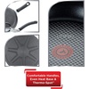 image:imageTFal Ultimate Hard Anodized Nonstick Fry Pan 10 in with Lid Onyx  Titanium nonstick coating ThermoSpot heat indicator Oven safe to 400F Dishwasher safe All stovetops except induction2Piece