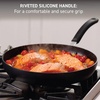 image:imageTFal Ultimate Hard Anodized Nonstick Fry Pan 10 in with Lid Onyx  Titanium nonstick coating ThermoSpot heat indicator Oven safe to 400F Dishwasher safe All stovetops except induction3 piece