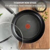 image:imageTFal Ultimate Hard Anodized Nonstick Fry Pan 10 in with Lid Onyx  Titanium nonstick coating ThermoSpot heat indicator Oven safe to 400F Dishwasher safe All stovetops except induction12Inch with lid