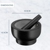 image:imageJamie Oliver by Tefal Pestle and Mortar  Granite 20cm Grey  K1823155Pestle  Mortar 145cm