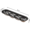 image:imageTefal Creabake Set of 3 Cookie Cutters Creabake 83 cm and 65 cm NonStick Coating Stackable System Creative Recipes Easy Baking Iron Colours3 x Twist Moulds